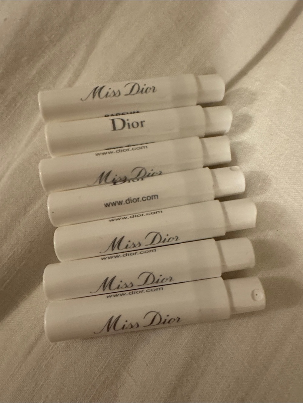 Dior 2ml sample vials of Miss Dior. Seven total/14ml total